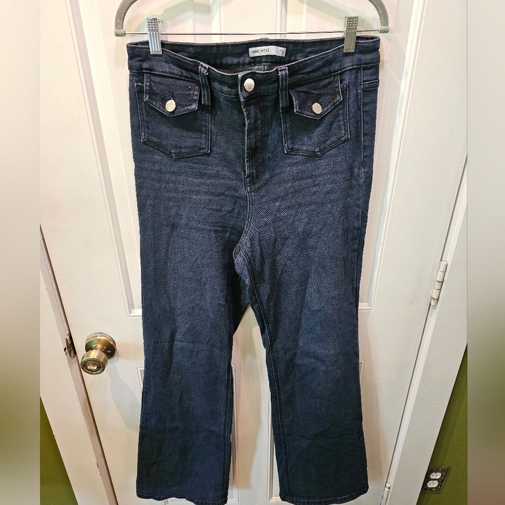 Nine West Dark Denim Flares 12